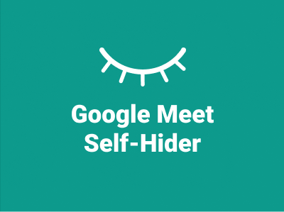 Google Meet Self-Hider image